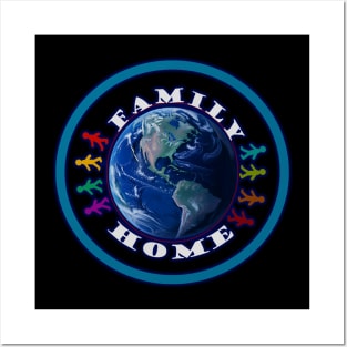 Earth Family Home Posters and Art